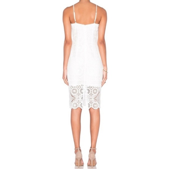 J.O.A LA White Lace Crochet Midi Dress - Picture 8 of 8